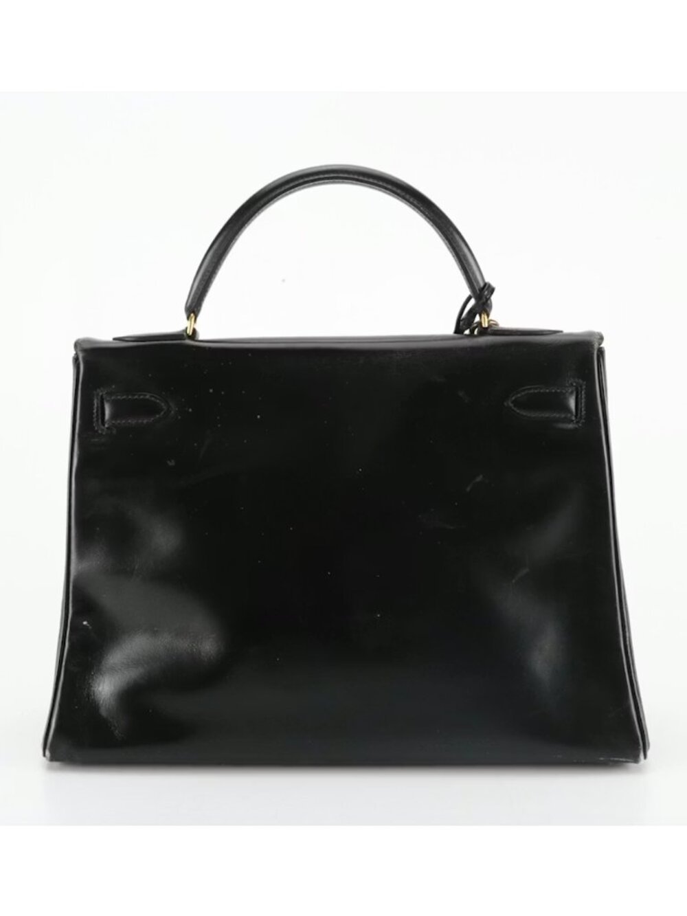 Hermès Vintage Black Kelly Retourne 32 Bag - Picture 2 of 16